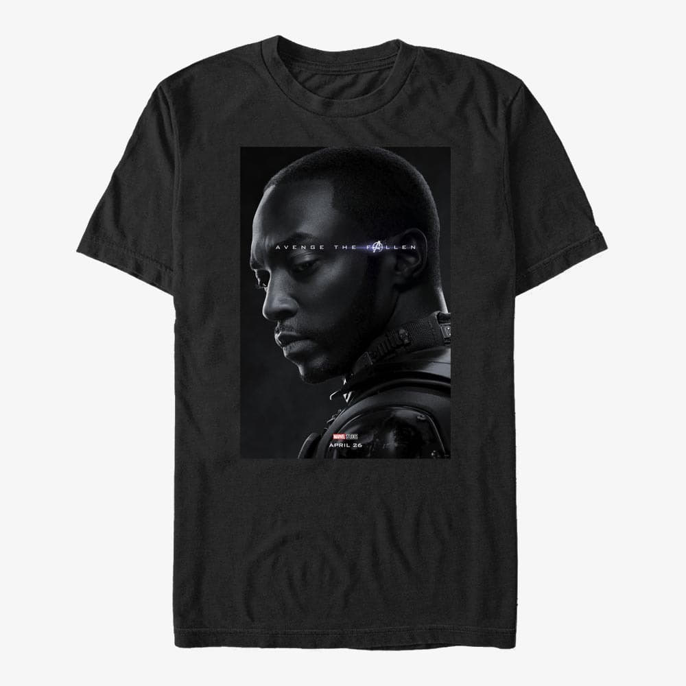 T-Shirts Merch Marvel Avengers: Endgame - Avenge Falcon Unisex T-Shirt Black