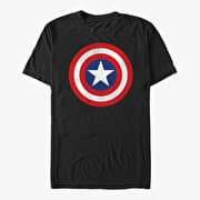 Merch Marvel Avengers Classic - Captain Classic Unisex T-Shirt Black