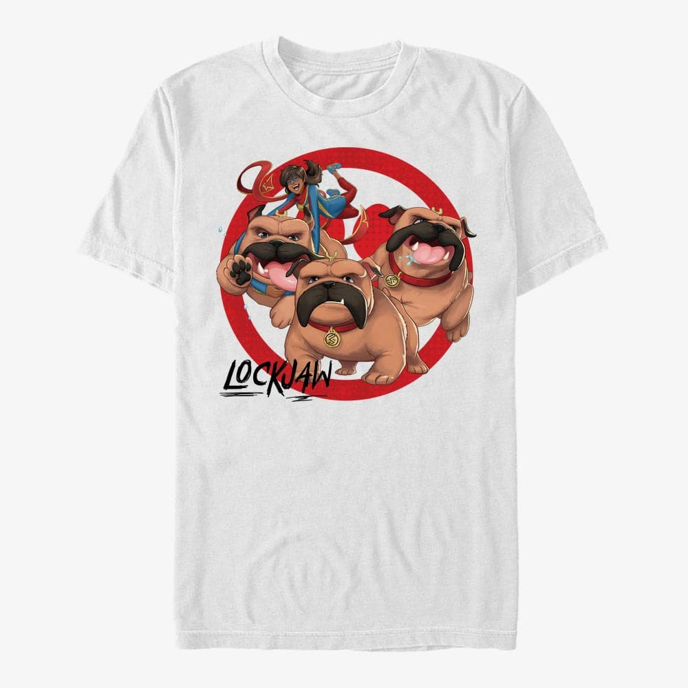 T-Shirts Merch Marvel - Lockjaw Unisex T-Shirt White