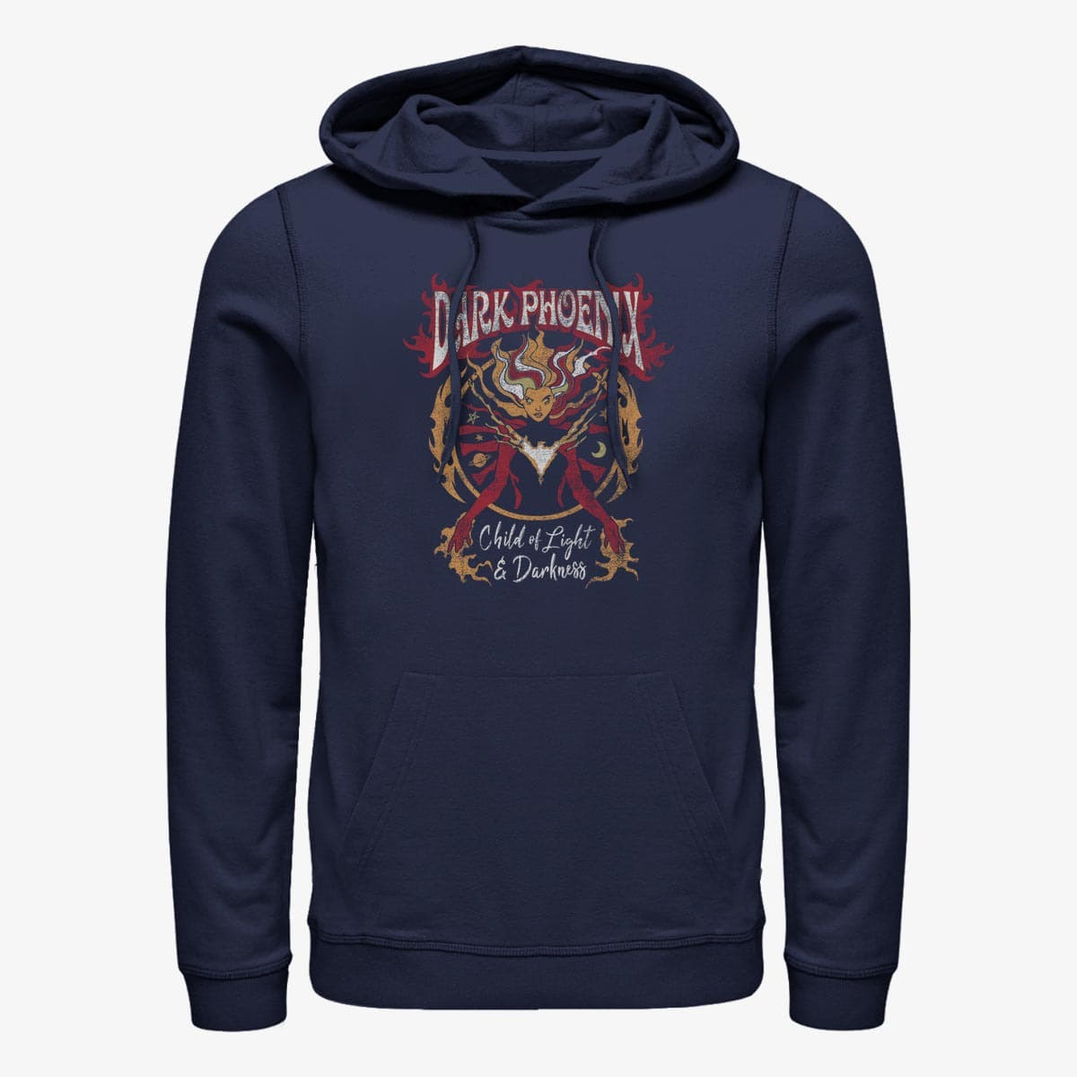 Sweatshirts Merch Marvel X-Men - Phoenix Rising Unisex Hoodie Navy Blue
