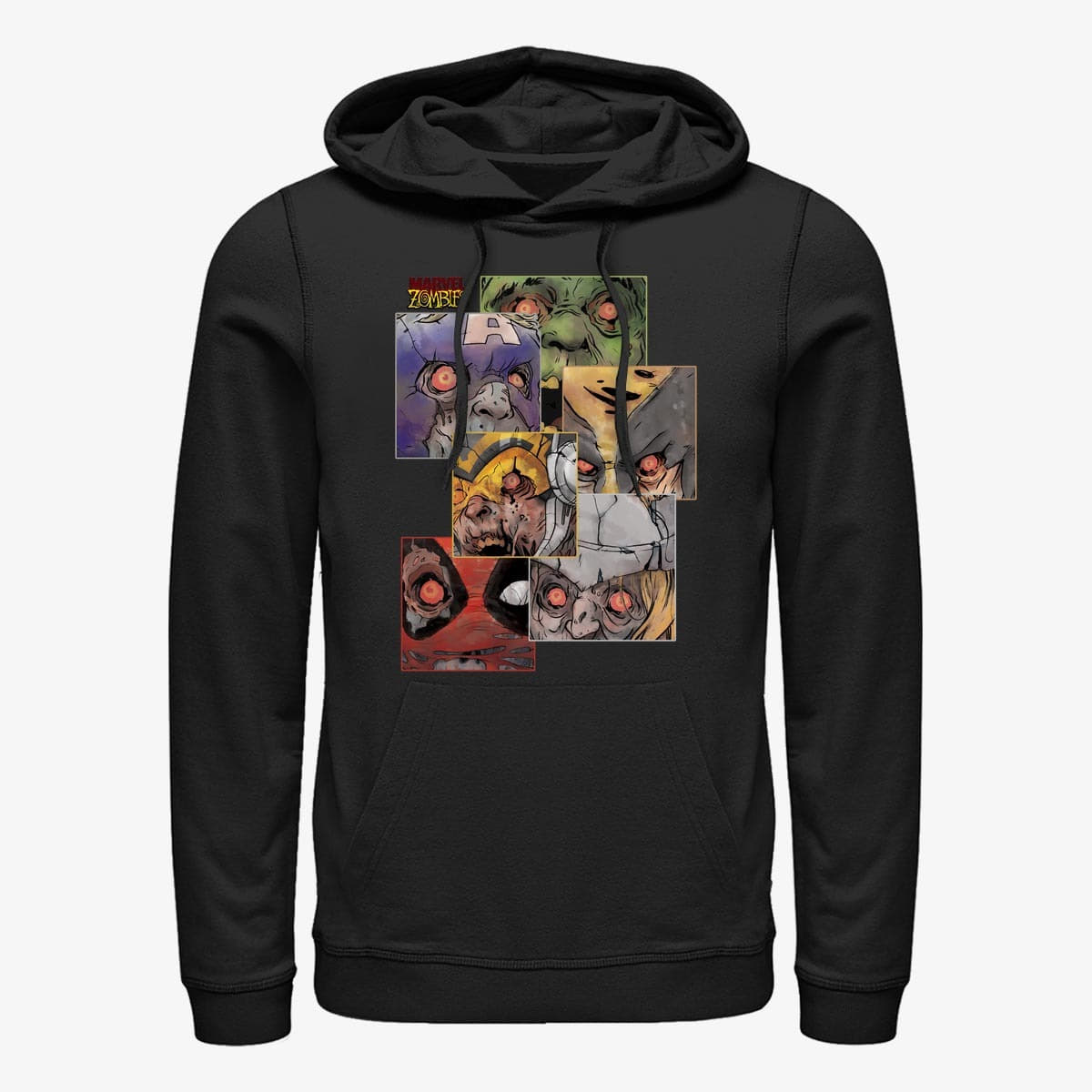 Mikiny Merch Marvel - Face the Dead Unisex Hoodie Black