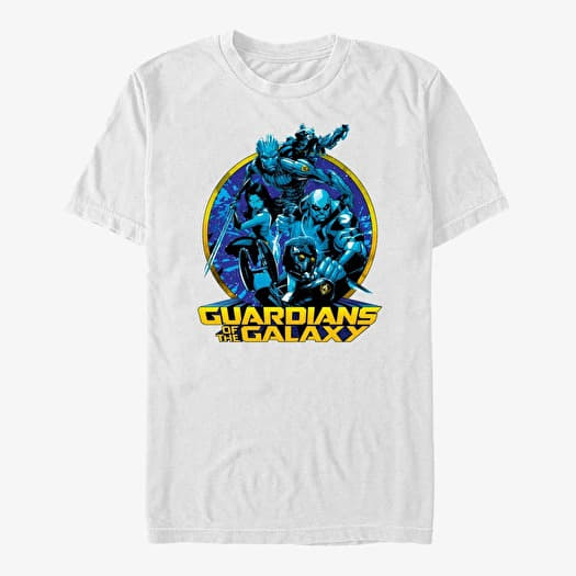 T-shirt Merch Marvel GOTG 2 - Rocket Lineart Unisex T-Shirt White
