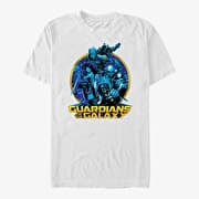 Merch Marvel GOTG 2 - Rocket Lineart Unisex T-Shirt White