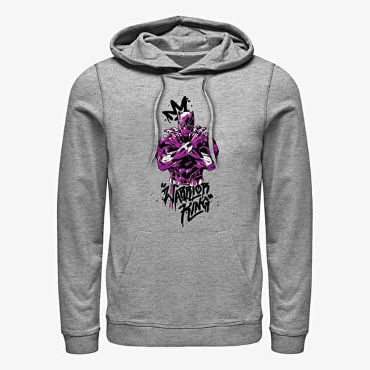 Sweat-shirt Merch Marvel Avengers Classic - Purple King Unisex Hoodie Heather Grey