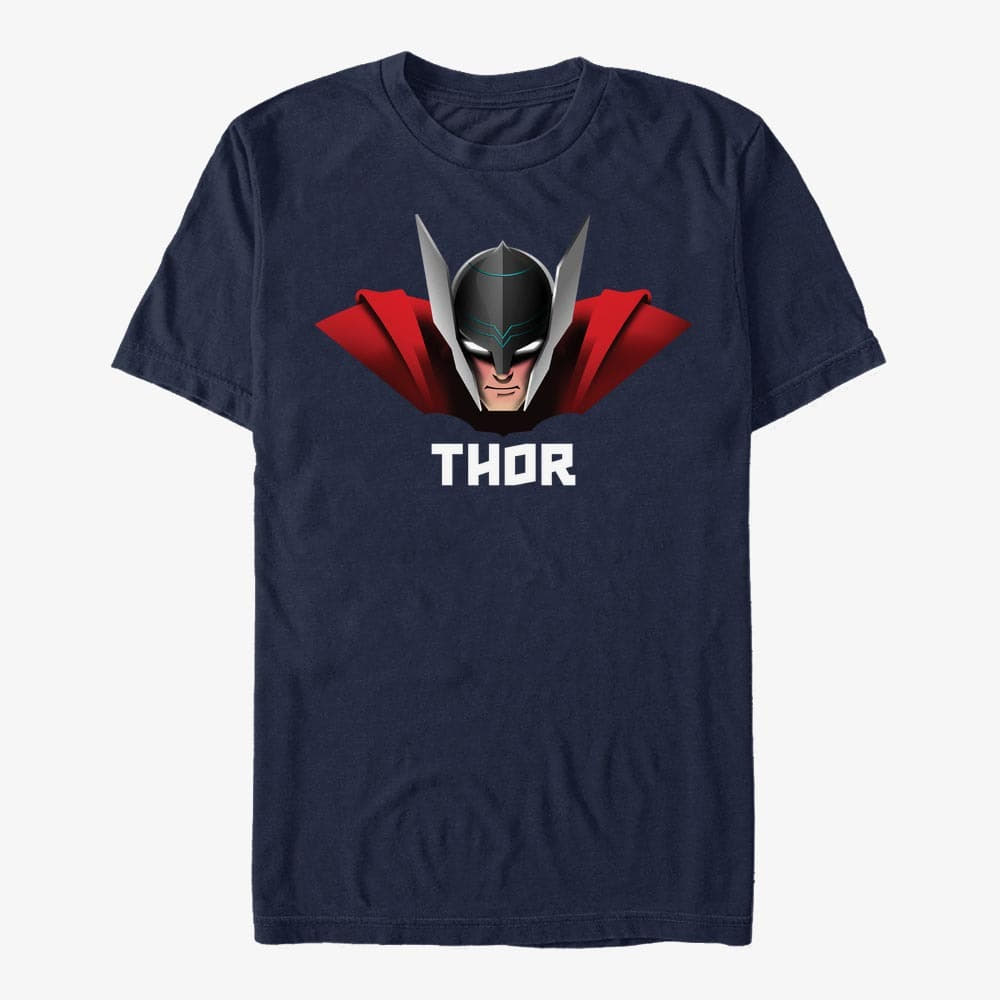T-särgid Merch Marvel Avengers Classic - Shape Thor Unisex T-Shirt Navy Blue