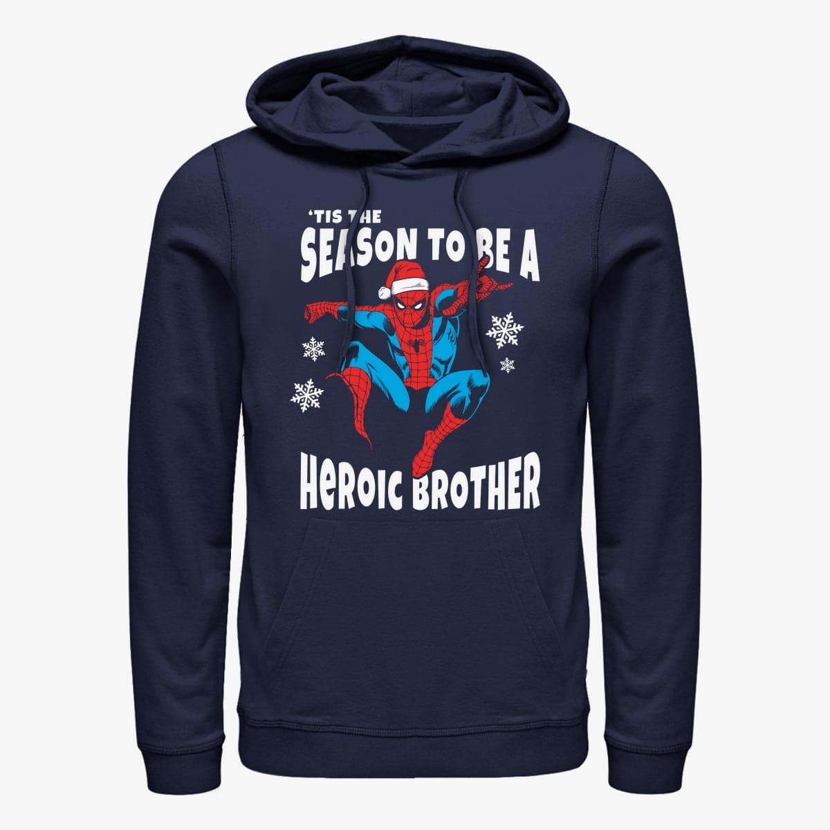 Sweatshirts Merch Marvel Spider-Man Classic - Heroic Brother Unisex Hoodie Navy Blue