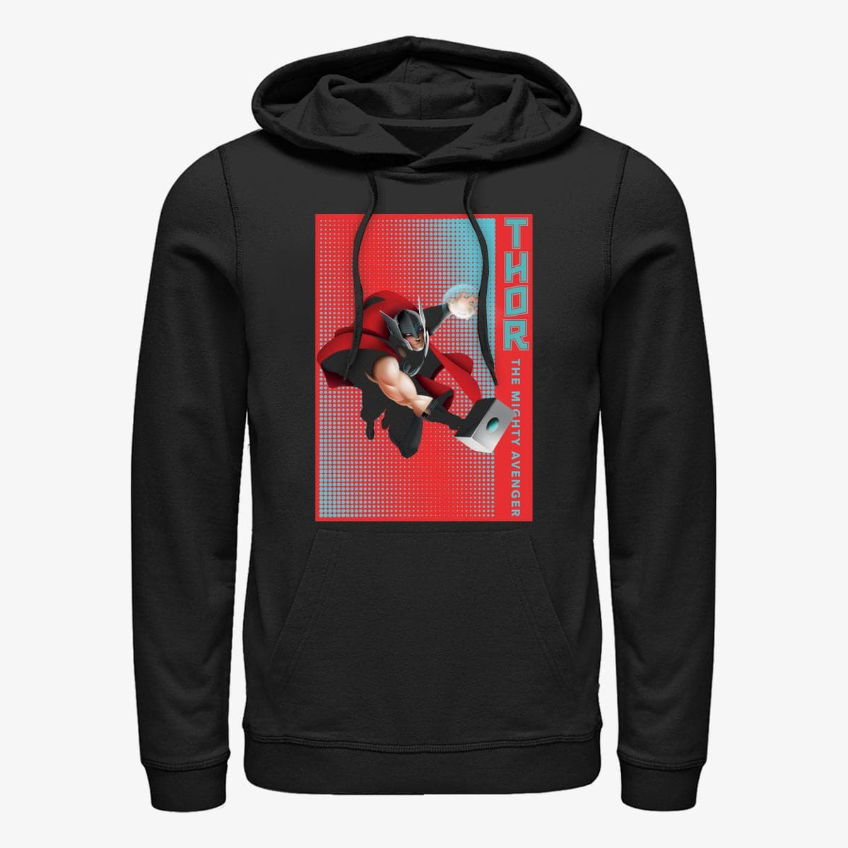 Толстовки та реглани Merch Marvel Avengers Classic - Halftone Thor Unisex Hoodie Black