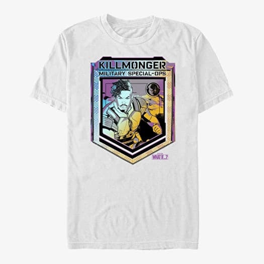 Tričko Merch Marvel What If...? - PsyKill Ops Unisex T-Shirt White