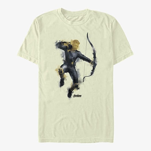 T-skjorte Merch Marvel Avengers: Endgame - Painted Hawk Unisex T-Shirt Natural