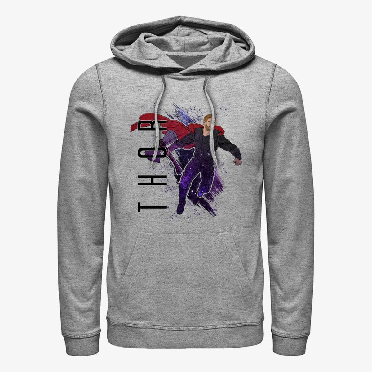 Sweatshirts Merch Marvel Avengers: Endgame - Thor Painted Unisex Hoodie Heather Grey