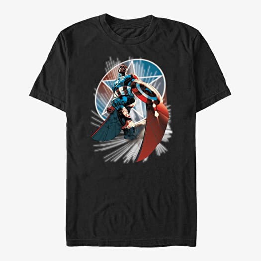 T-shirt Merch Marvel Avengers Classic - Now Cap Unisex T-Shirt Black