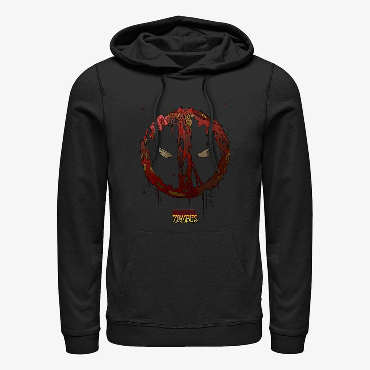 Kapuutsikud ja kampsunid Merch Marvel - Undead Deadpool Unisex Hoodie Black