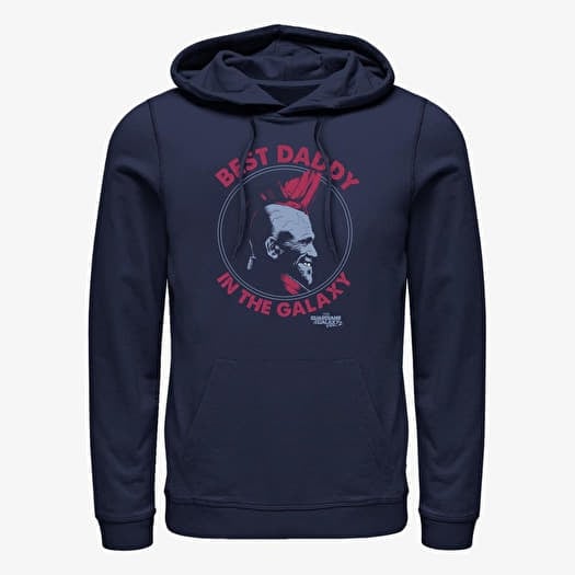 Sweatshirt Merch Marvel Guardians Of The Galaxy 2 - Best Daddy Unisex Hoodie Navy Blue