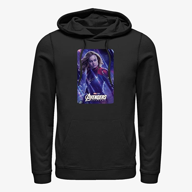 Sweatshirt Merch Marvel Avengers: Endgame - Space Marvel Unisex Hoodie Black