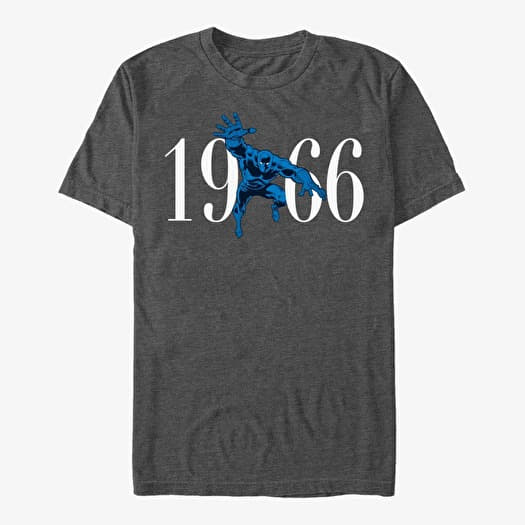 T-shirt Merch Marvel Avengers Classic - Panther Sixty Six Unisex T-Shirt Dark Heather Grey