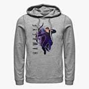 Merch Marvel Avengers: Endgame - Hawkeye Painted Unisex Hoodie Heather Grey