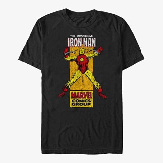 T-shirt Merch Marvel Avengers Classic - IronMan Icon Unisex T-Shirt Black