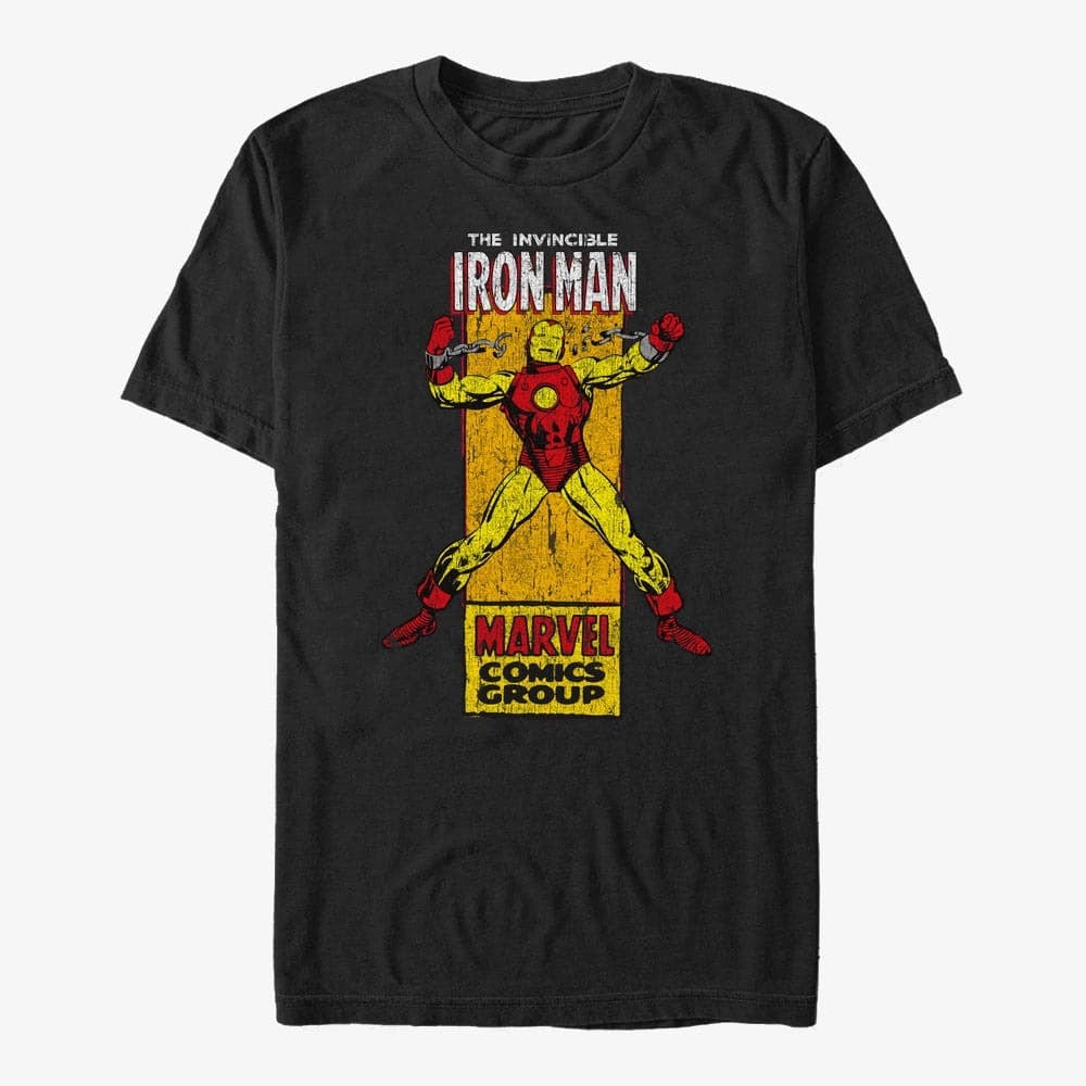 T-shirts Merch Marvel Avengers Classic - IronMan Icon Unisex T-Shirt Black