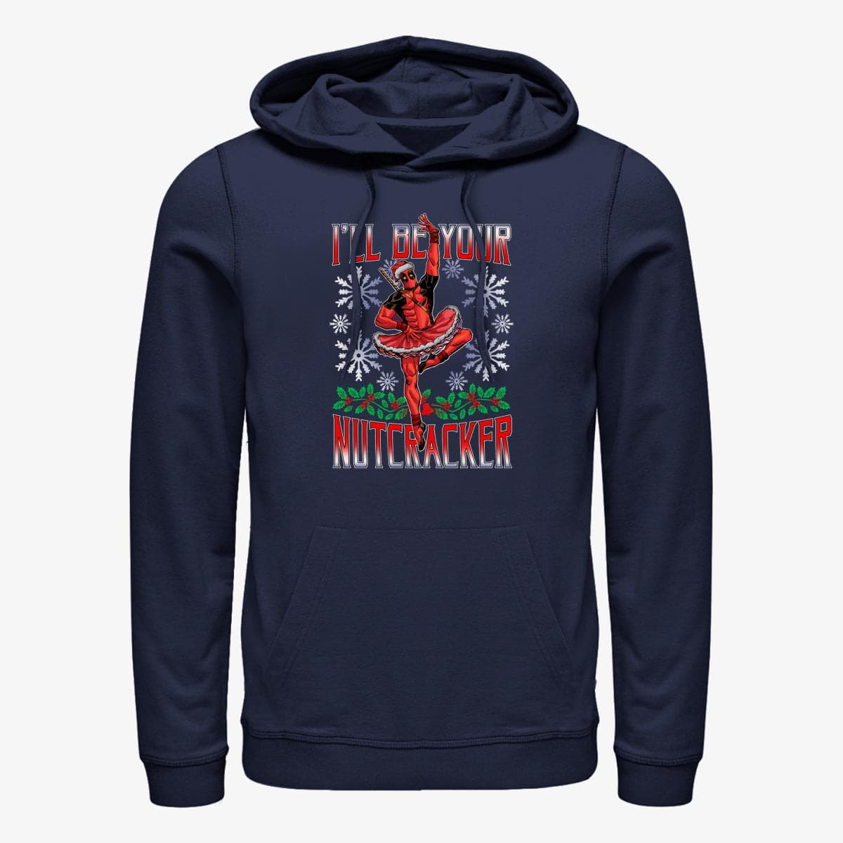 Felpe Merch Marvel Deadpool - Deadpool Nutcracker Unisex Hoodie Navy Blue