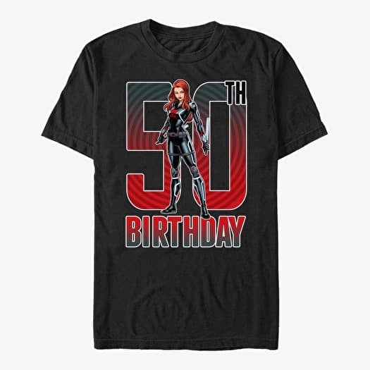 T-shirt Merch Marvel Avengers Classic - Black Widow 50th Bday Unisex T-Shirt Black