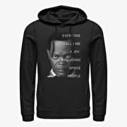 Merch Captain Marvel: Movie - Fury Respect Unisex Hoodie Black
