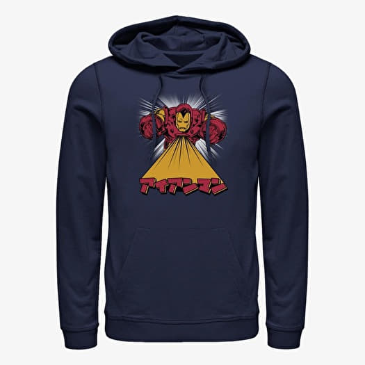Mikina Merch Marvel Avengers Classic - AIANMAN Unisex Hoodie Navy Blue