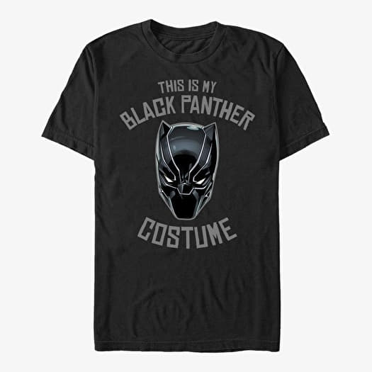 Tričko Merch Marvel Avengers Classic - Panther Costume Unisex T-Shirt Black