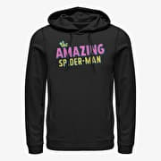 Merch Marvel Spider-Man Classic - Retro Logo Unisex Hoodie Black