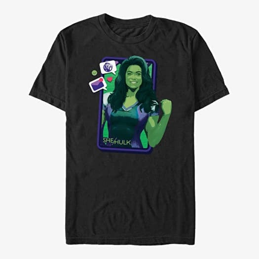 Póló Merch Marvel She-Hulk: Attorney At Law - She Hulk Palm Trees Unisex T-Shirt Black