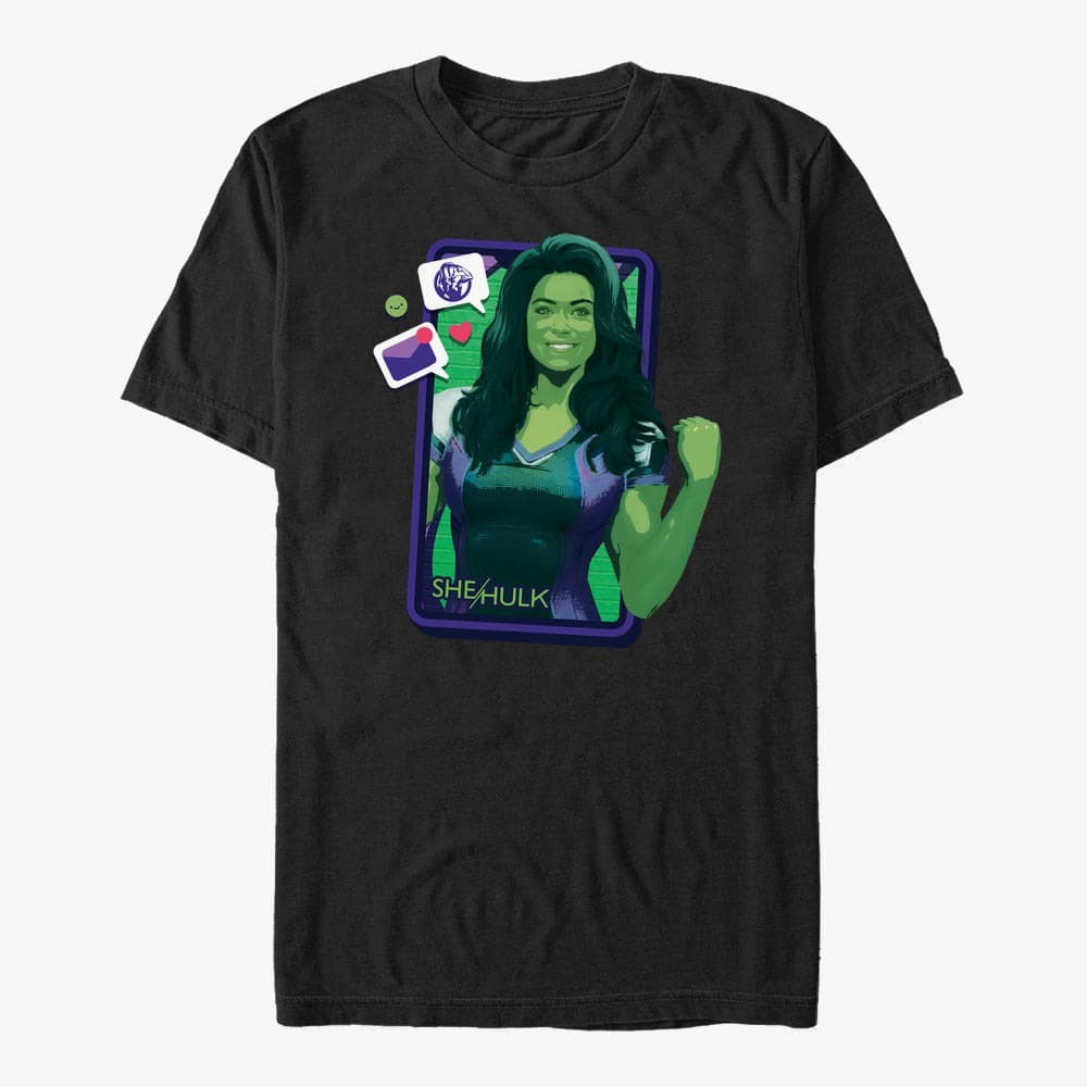 T-shirts Merch Marvel She-Hulk: Attorney At Law - She Hulk Palm Trees Unisex T-Shirt Black