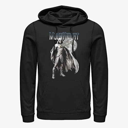 Sweatshirt Merch Marvel Moon Knight - Moon Knight Moon Unisex Hoodie Black