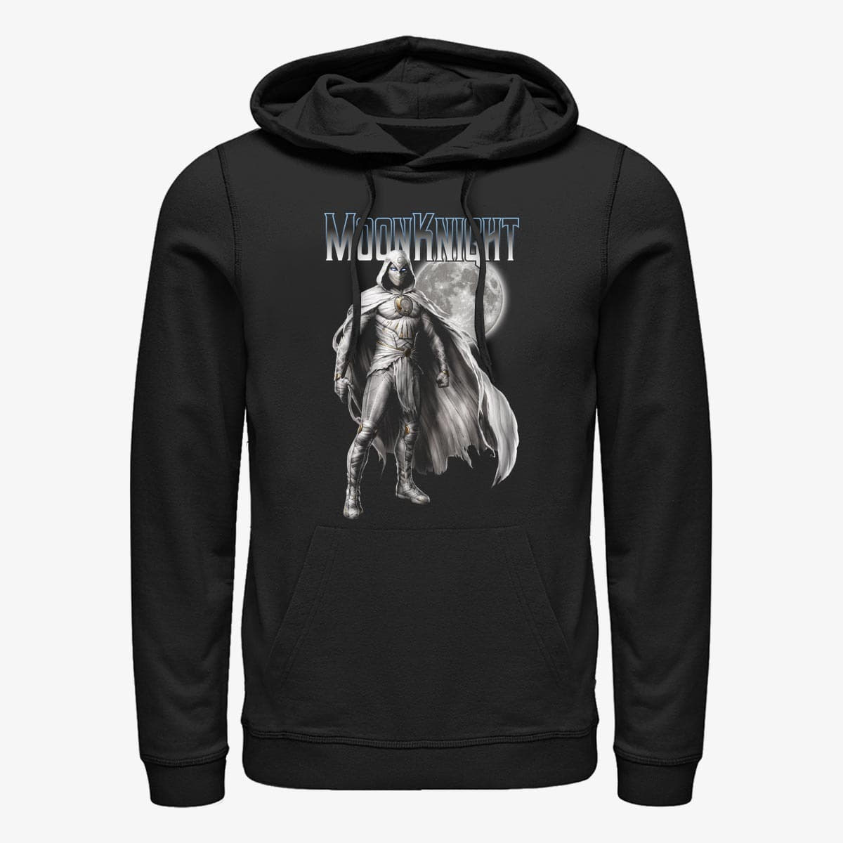 Džemperiai su gobtuvais ir džemperiai Merch Marvel Moon Knight - Moon Knight Moon Unisex Hoodie Black