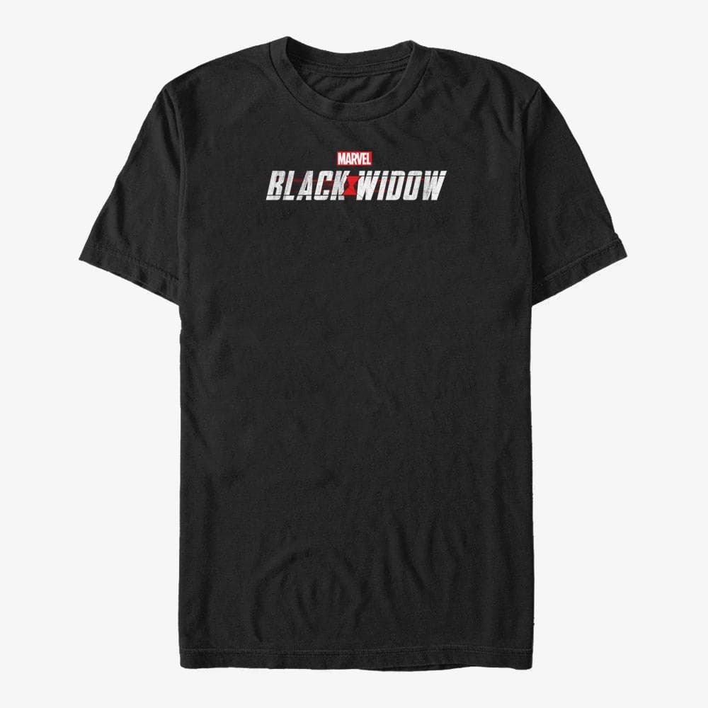 Majice T-shirt Merch Marvel Black Widow: Movie - Black Widow Logo Unisex T-Shirt Black