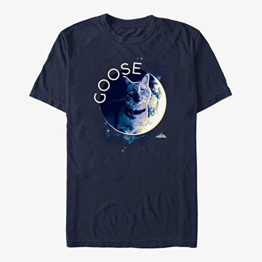 T shirts Merch Captain Marvel Movie Goose Moon Unisex T Shirt Navy Blue Queens