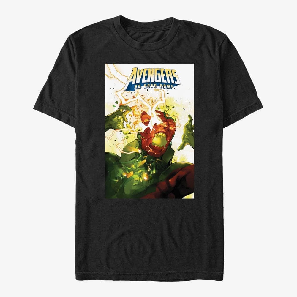 T-shirts Merch Marvel Avengers Classic - Avengers No Road Home wk2 Unisex T-Shirt Black