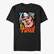Merch Marvel Avengers Classic - Close Up Unisex T-Shirt Black