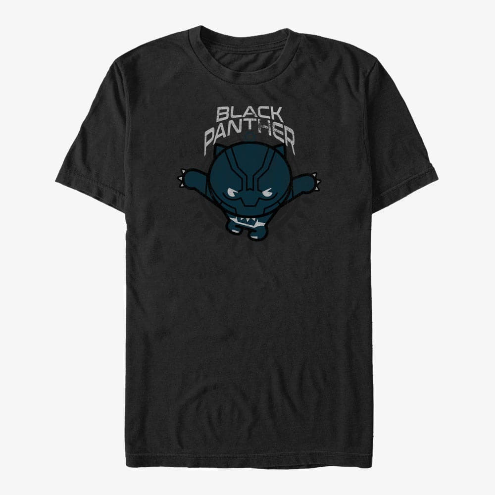 T-Shirts Merch Marvel Avengers Classic - Panther Kawaii Unisex T-Shirt Black