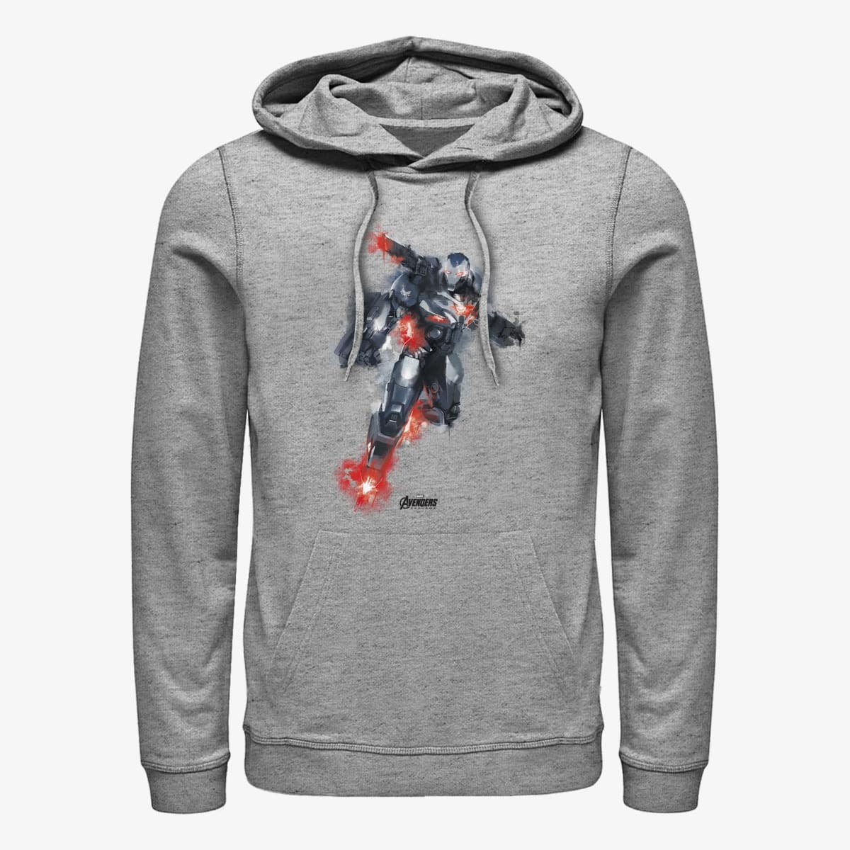 Hoodies and sweatshirts Merch Marvel Avengers Endgame War Machine Paint Unisex Hoodie Heather Grey Queens