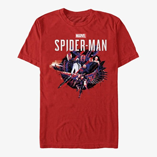 T-shirt Merch Marvel - Villains Circle Unisex T-Shirt Red