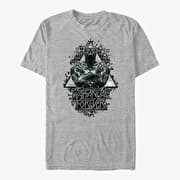 Merch Marvel Avengers Classic - Panther Triangles Unisex T-Shirt Heather Grey