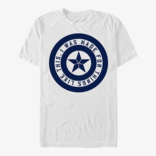T-shirt Merch Marvel Avengers: Endgame - Shield Inspiration Unisex T-Shirt White
