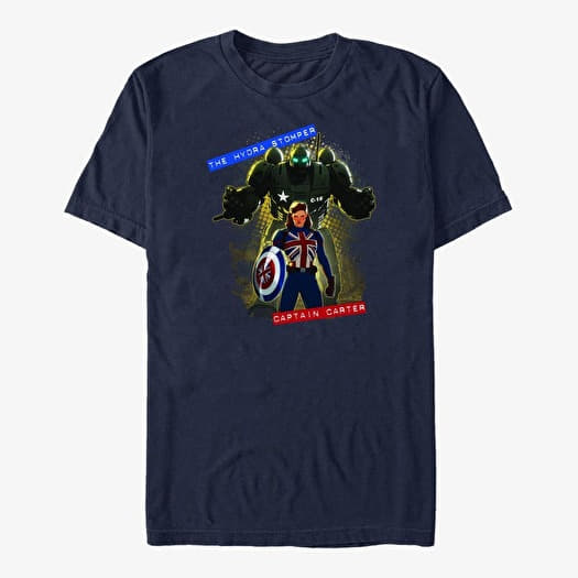 Tričko Merch Marvel What If...? - The Hy dra Stomper Unisex T-Shirt Navy Blue