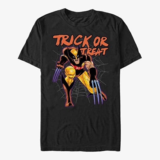 T-shirt Merch Marvel X-Men - Wolverine Webs Unisex T-Shirt Black