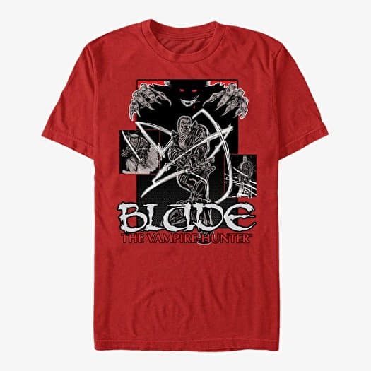 T-shirt Merch Marvel - Blade Comic Unisex T-Shirt Red