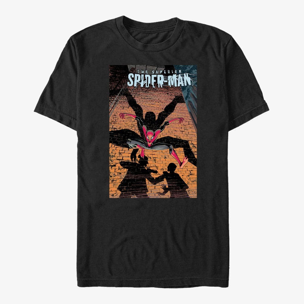 T-Shirts Merch Marvel Spider-Man Classic - The Superior Spider-Man Unisex T-Shirt Black