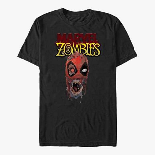 Marškinėliai Merch Marvel - Head of Deadpool Unisex T-Shirt Black