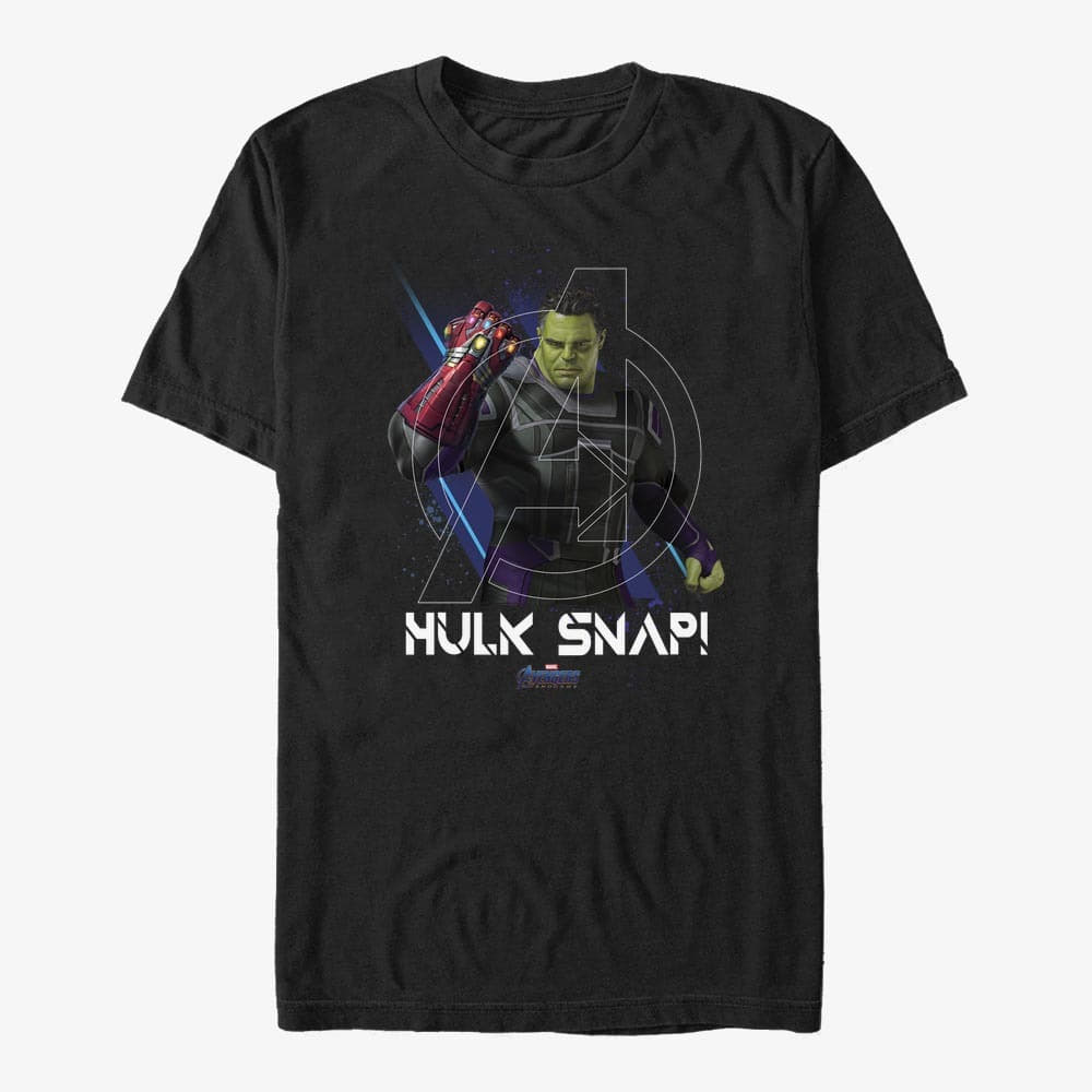 T-shirts Merch Marvel Avengers: Endgame - Hulk Snap Unisex T-Shirt Black