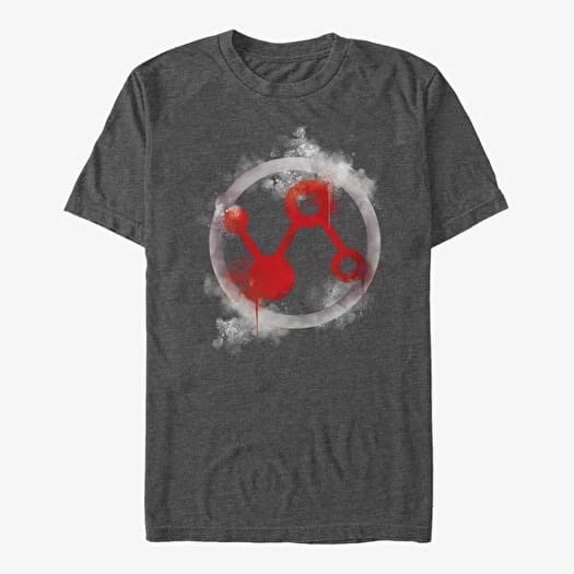 T-shirt Merch Marvel Avengers: Endgame - Ant Man Spray Logo Unisex T-Shirt Dark Heather Grey
