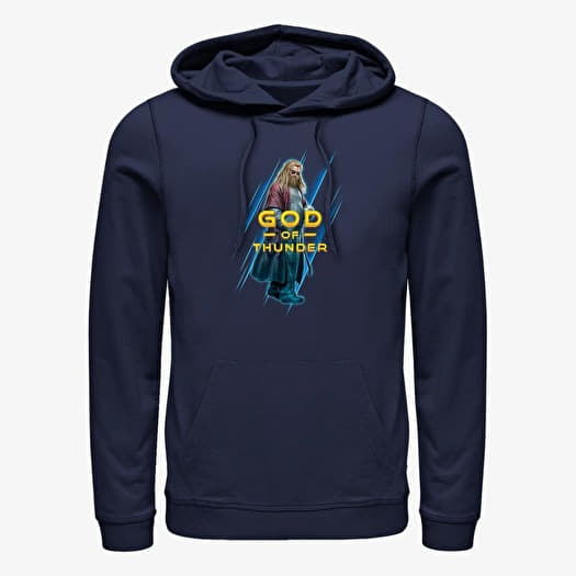 Mikina Merch Marvel Avengers: Endgame - God of Thunders Unisex Hoodie Navy Blue