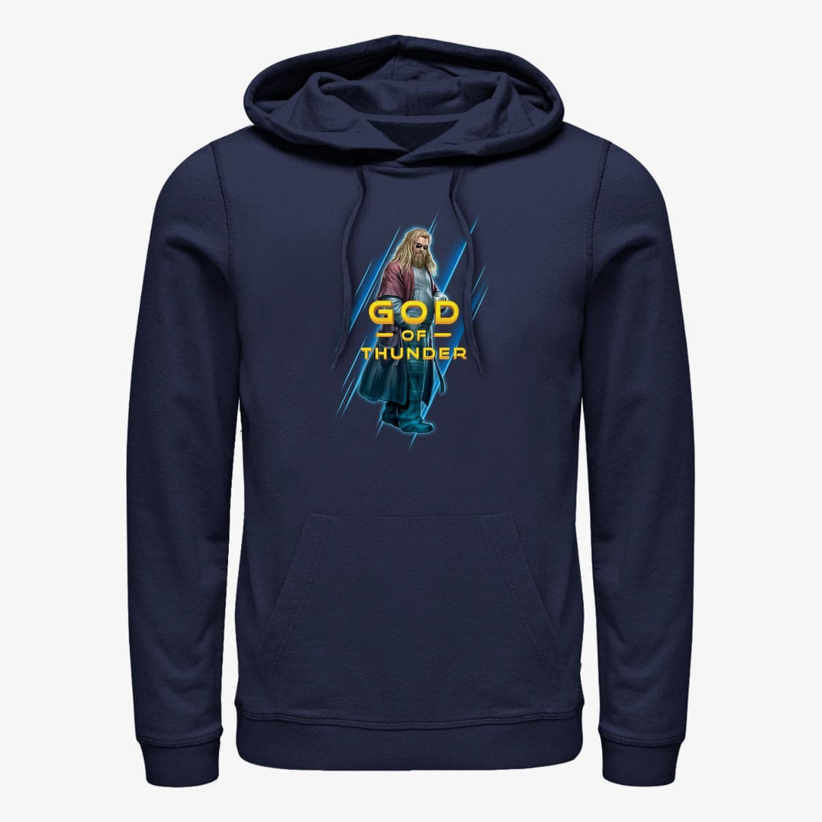 Sweatshirts Merch Marvel Avengers: Endgame - God of Thunders Unisex Hoodie Navy Blue